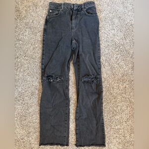 🖤 GARAGE BLACK ’90s STRAIGHT JEANS 🖤